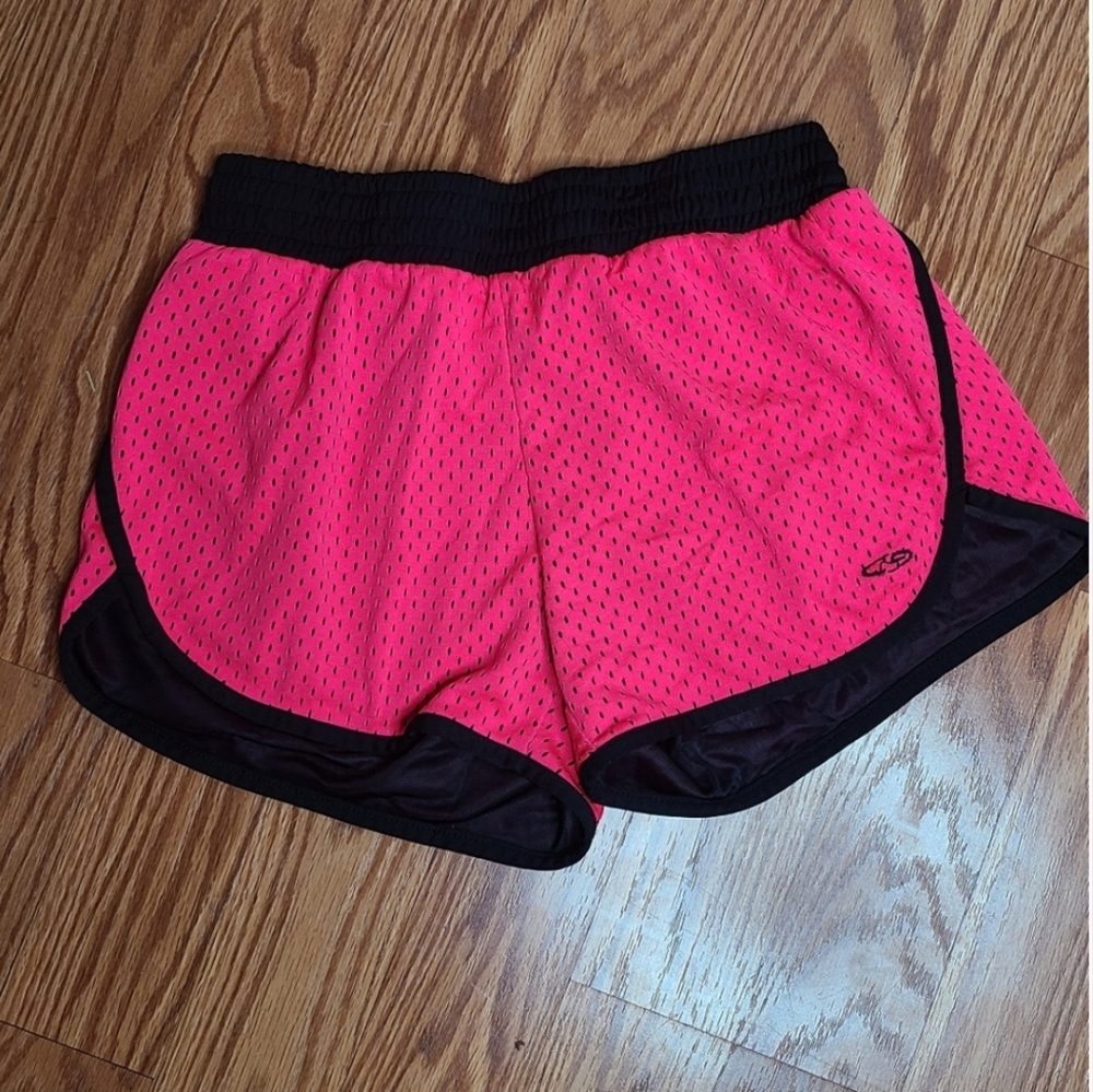🏃♀️ Champion DuoDry Mesh Running Shorts – Size Small Hot Pink & Black · Light